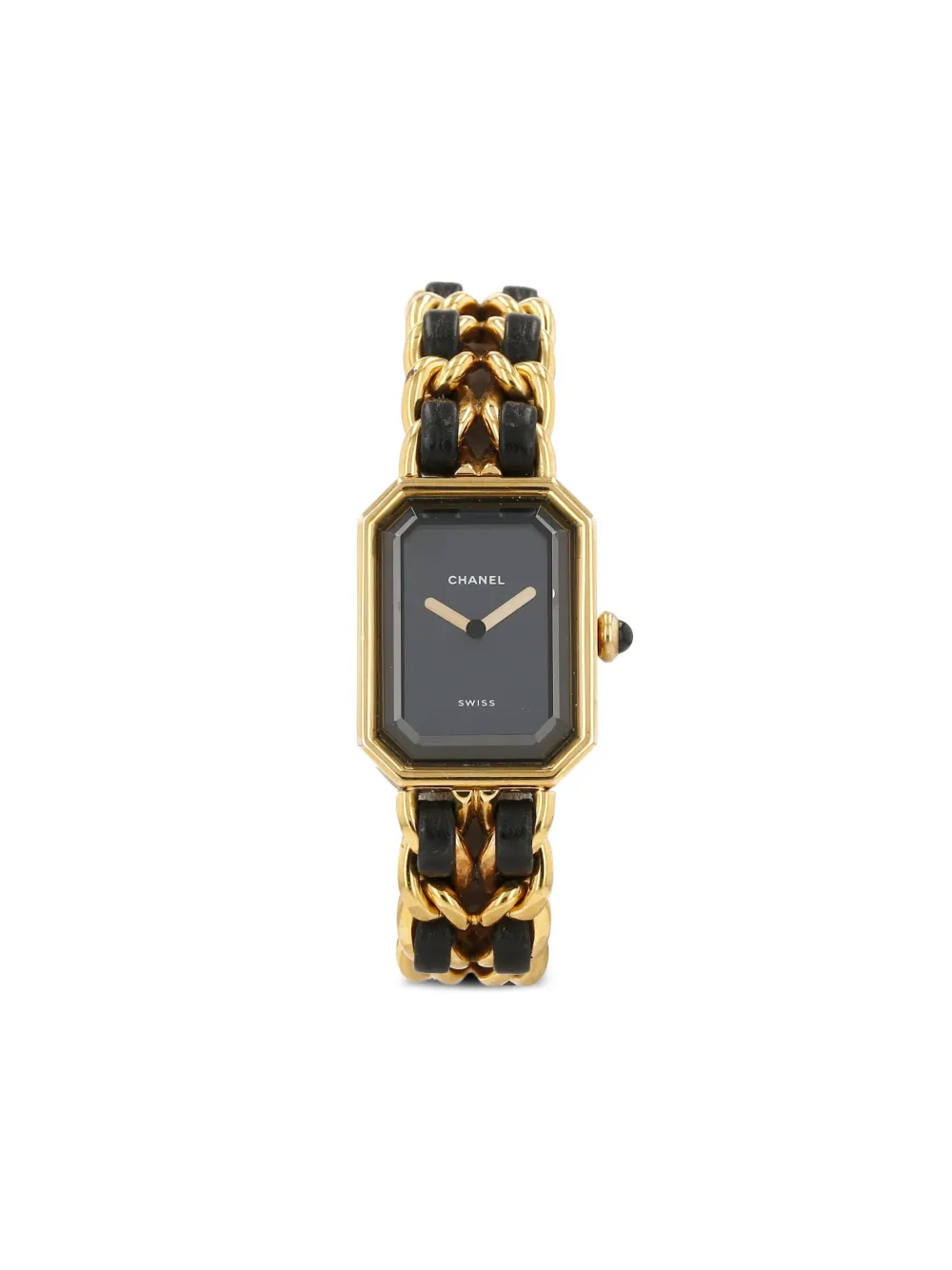 CHANEL Pre-Owned 1990 Première M 20mm - ブラック CHANEL Pre-Owned 1990 Première M 20mm - ブラック