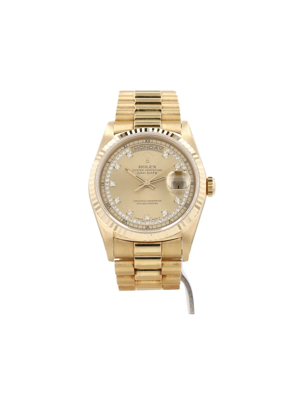 Pre-owned Rolex 1995 Day-date 36mm In Neutral
