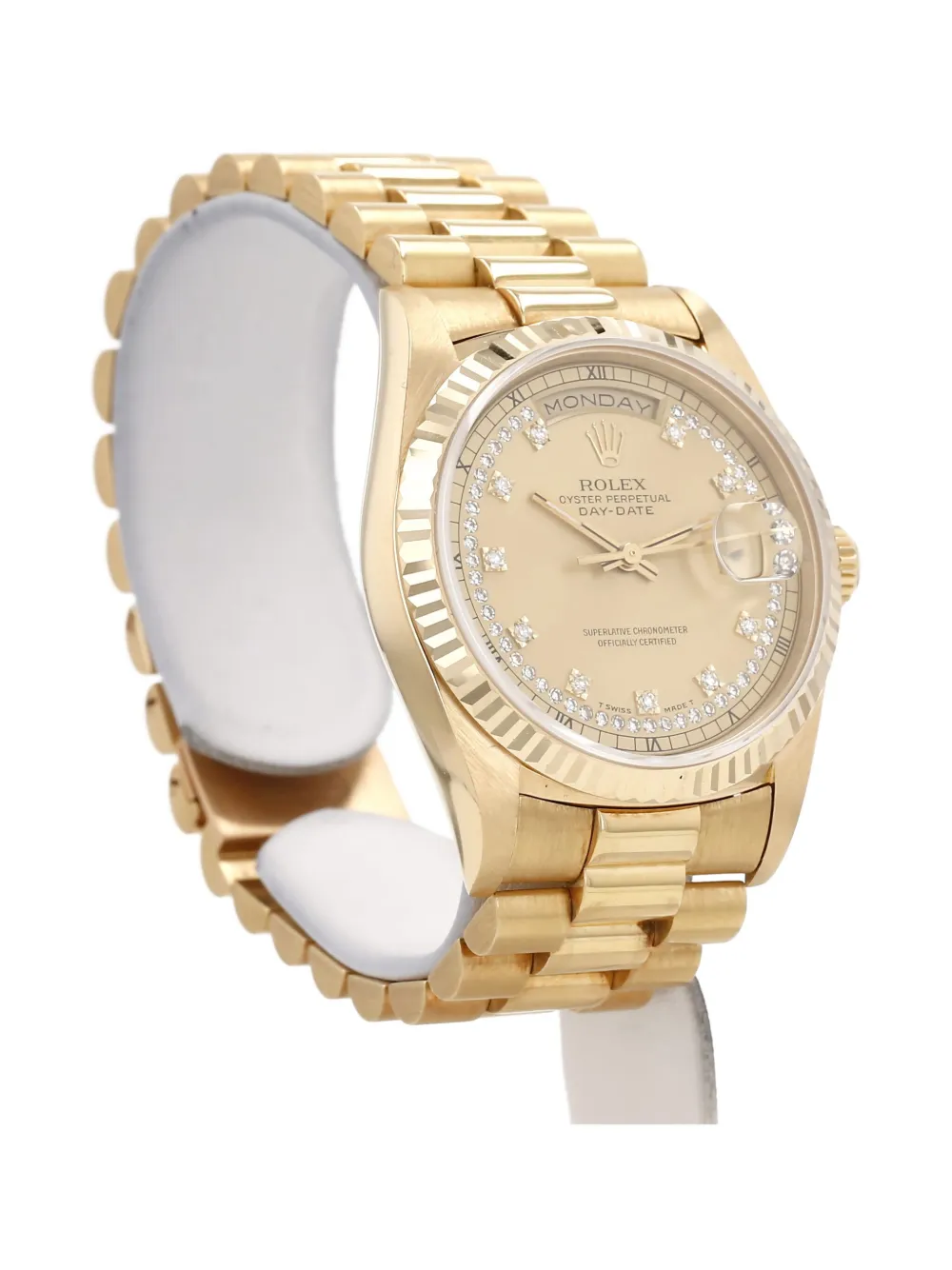 Pre-owned Rolex 1995 Day-date 36mm In Neutral