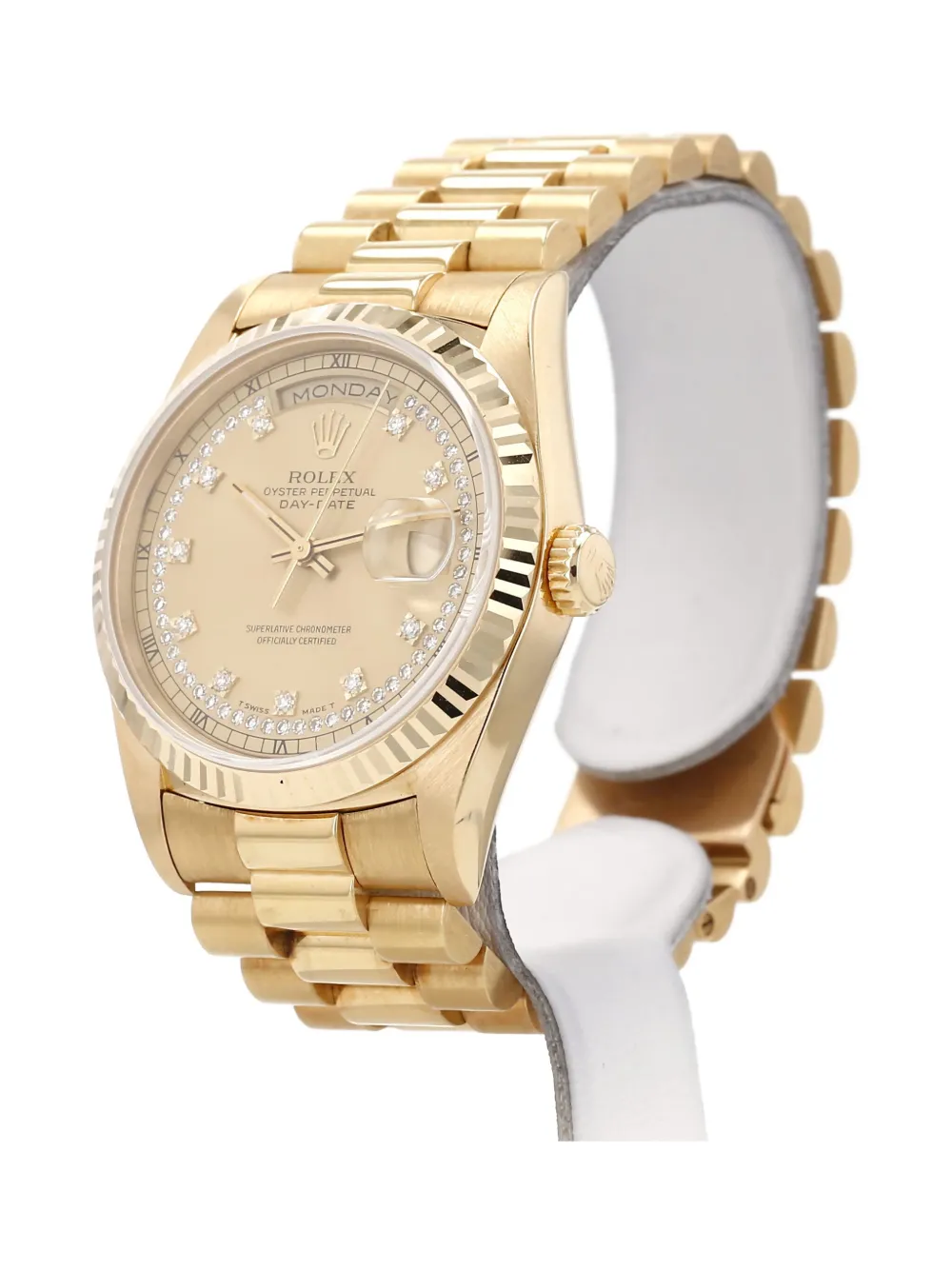 Pre-owned Rolex 1995 Day-date 36mm In Neutral