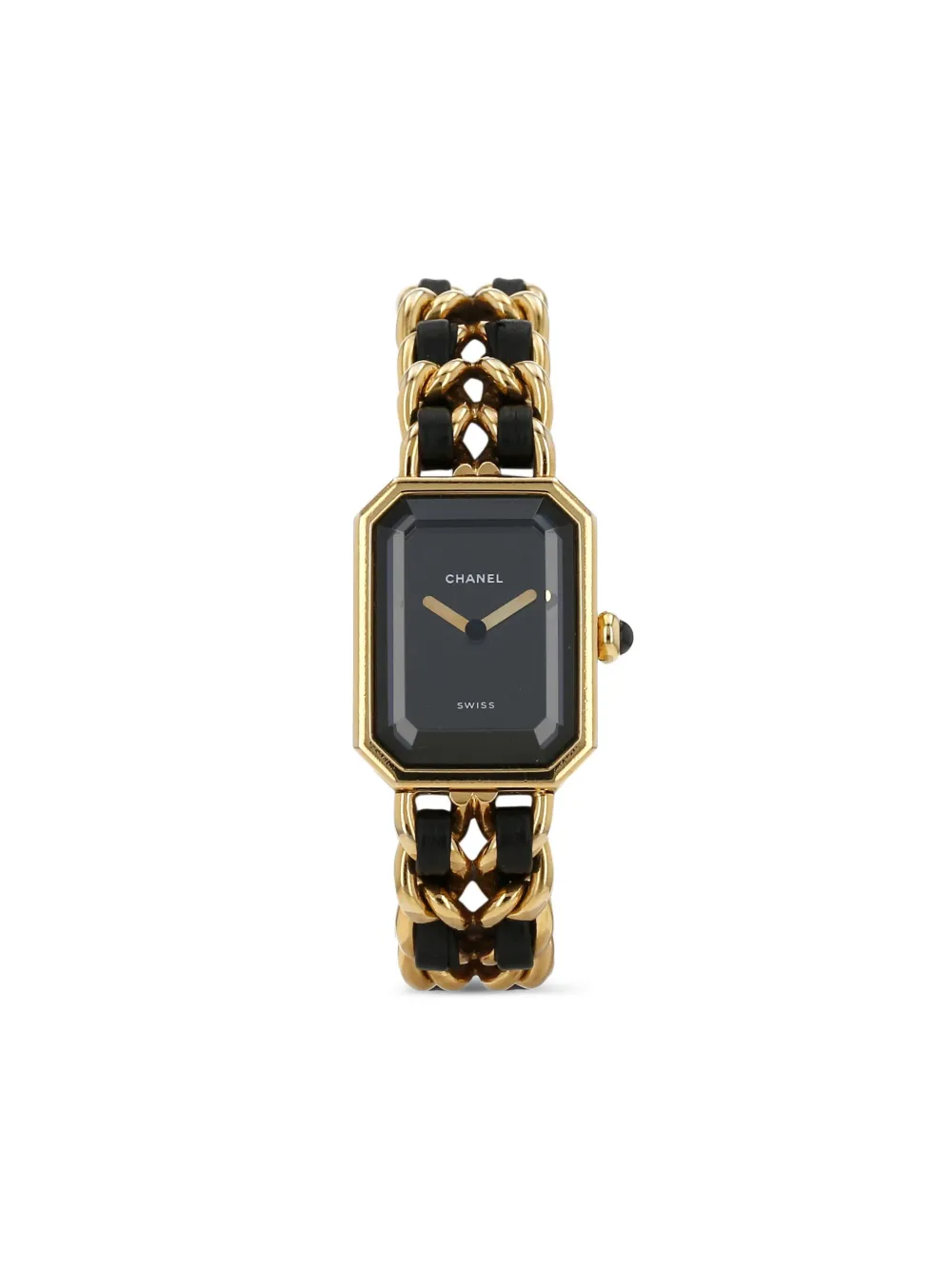 CHANEL Pre-Owned 1990 Première M 20mm - ブラック CHANEL Pre-Owned 1990 Première M 20mm - ブラック