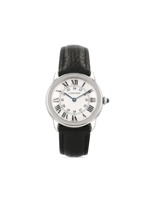 Cartier ساعة 'روند' 28 ملم