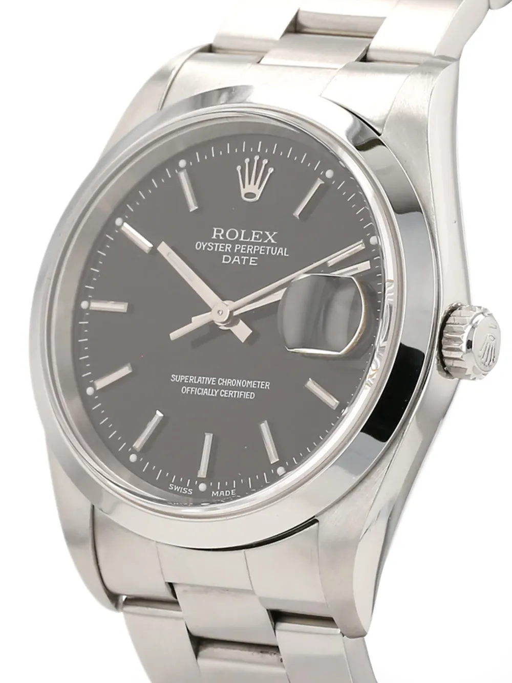 Rolex 2021 オイスター パーペチュアル 34mm - ブラック Rolex 2021 オイスター パーペチュアル 34mm - ブラック