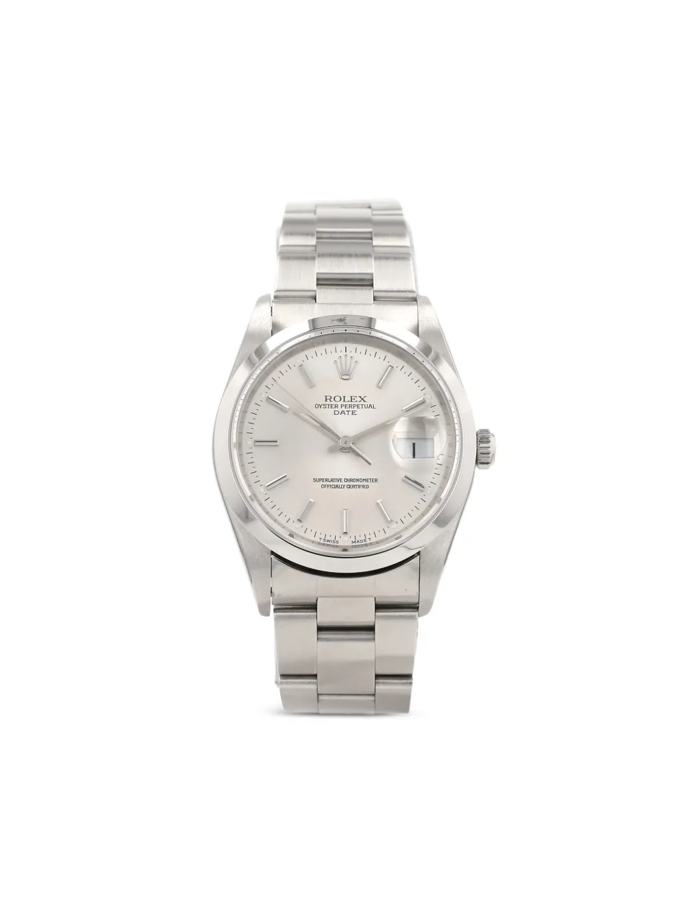 Rolex Oyster Perpetual 34毫米腕表（1996年典藏款） | 银色 | Image 1