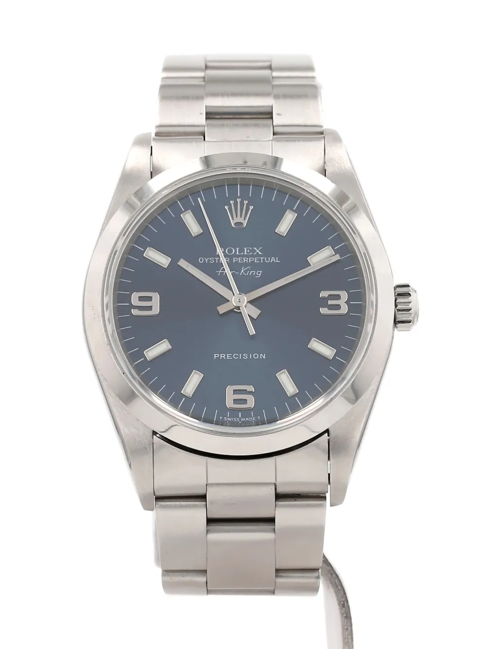 Pre-owned Rolex 1998 Air King 34mm In Gray