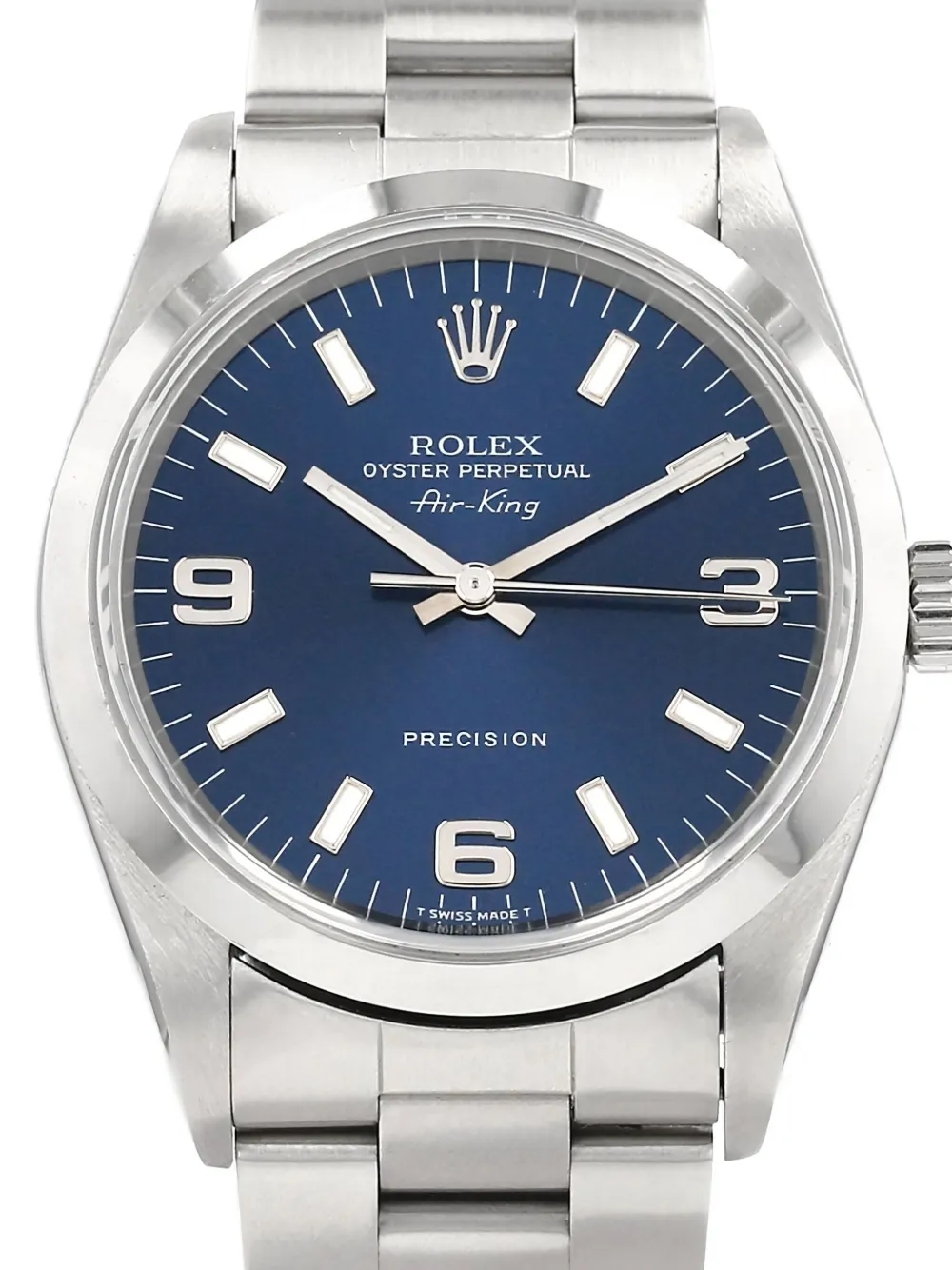 Pre-owned Rolex 1998 Air King 34mm In Gray