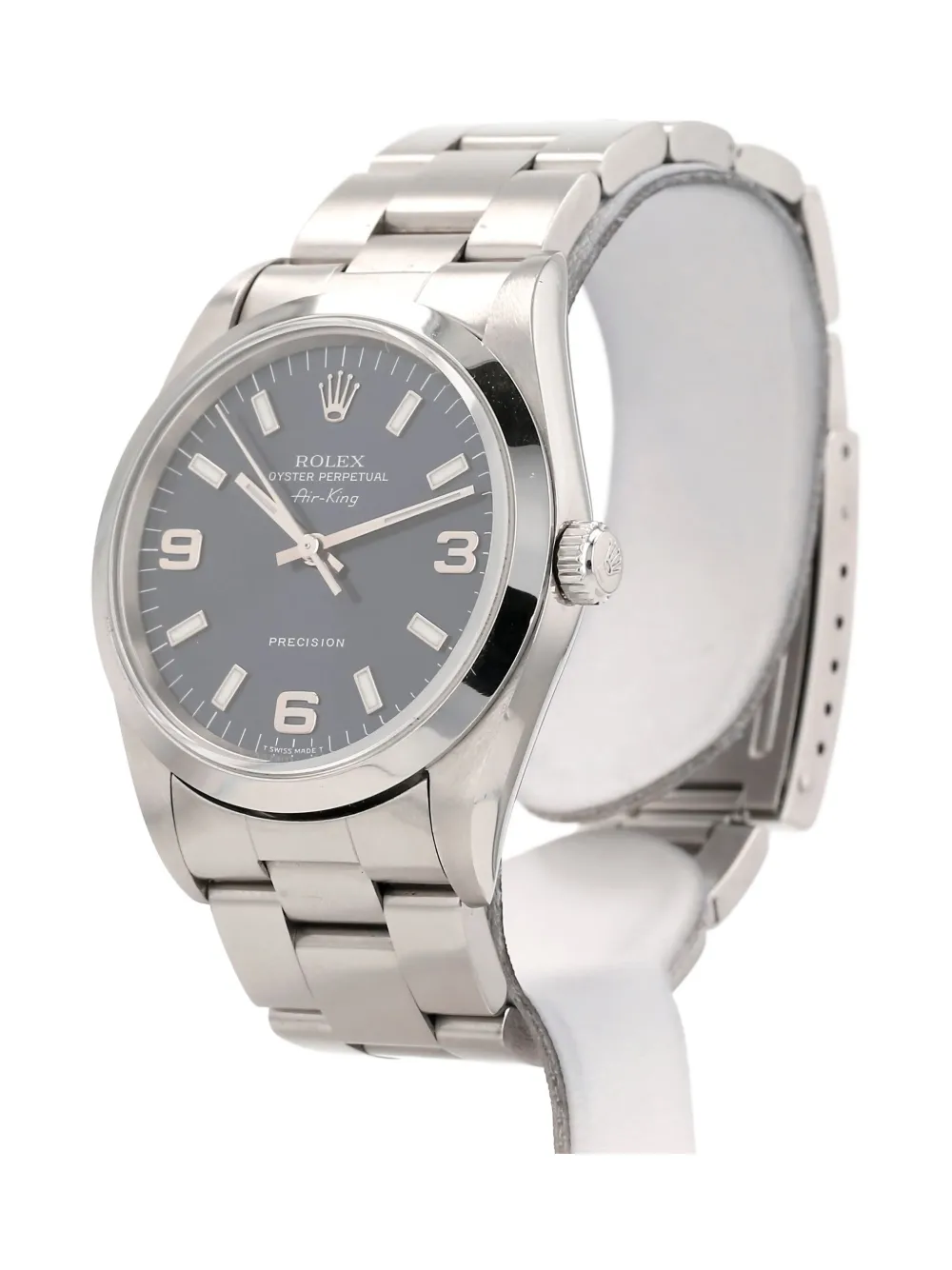 Pre-owned Rolex 1998 Air King 34mm In Gray