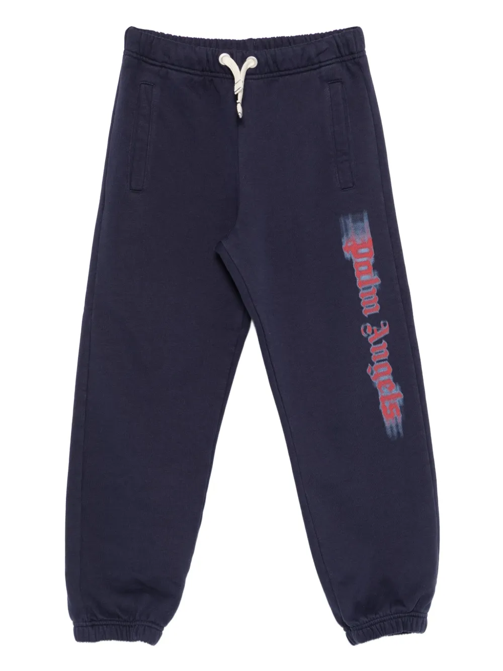 Palm Angels Kids Trainingsbroek met logoprint Blauw