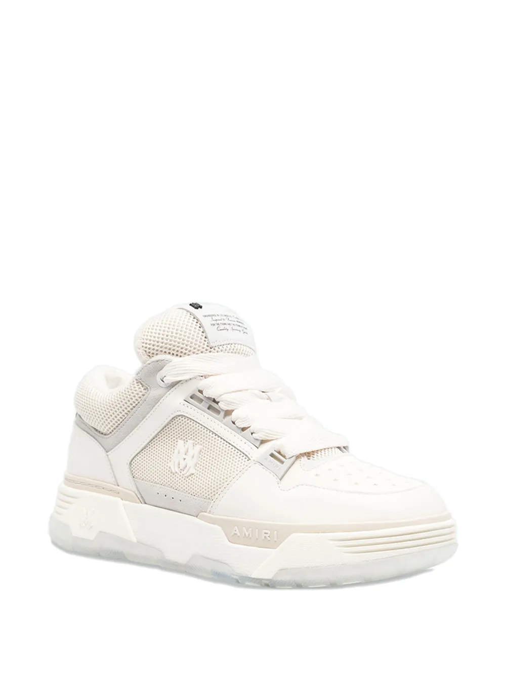 AMIRI MA-1 veterschoenen met mesh vlak Wit