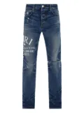 AMIRI graphic-print jeans - Blue