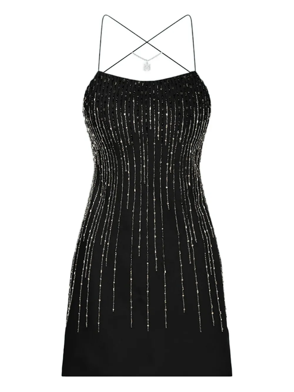 AMIRI embellished halter-neck mini dress | Black | Image 1