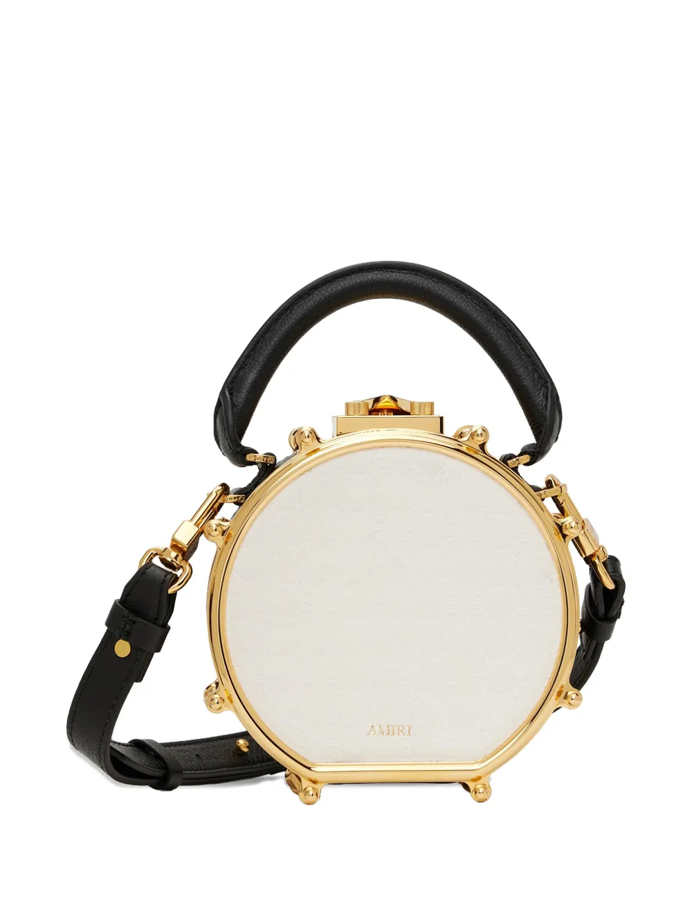 Amiri Ma Quad Mini Drum Shoulder Bag In Black