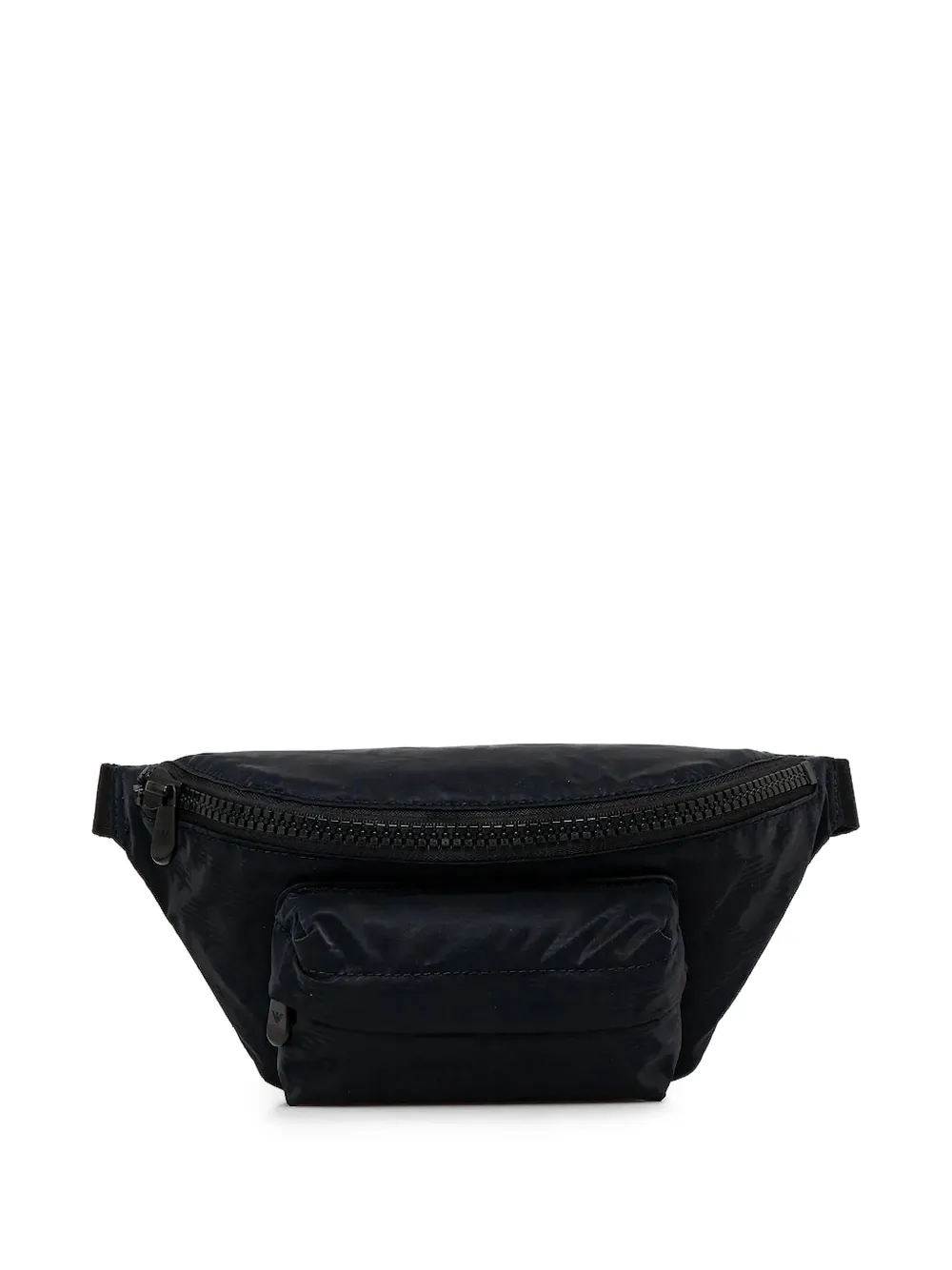 Emporio Ar i zip-fastening logo-plaque belt bag UB108