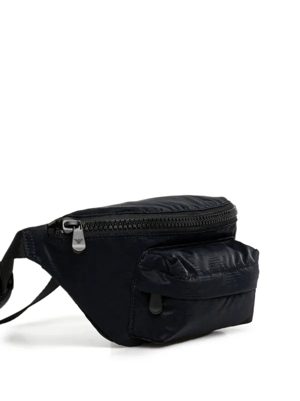 EMPORIO ARMANI◆ベルトバッグ ASV ベルトバッグ 再生ナイロン | Emporio Armani