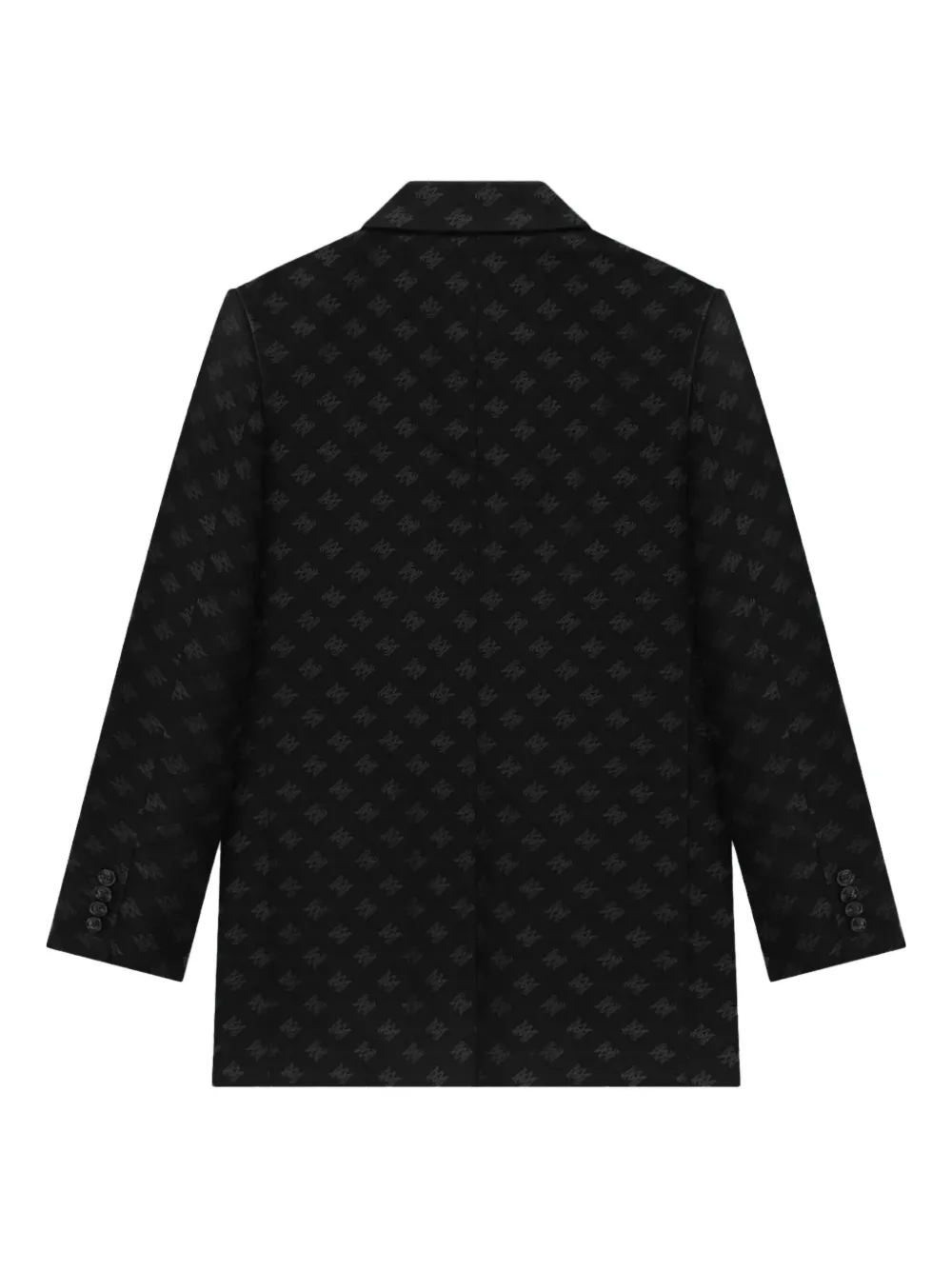 logo-pattern blazer