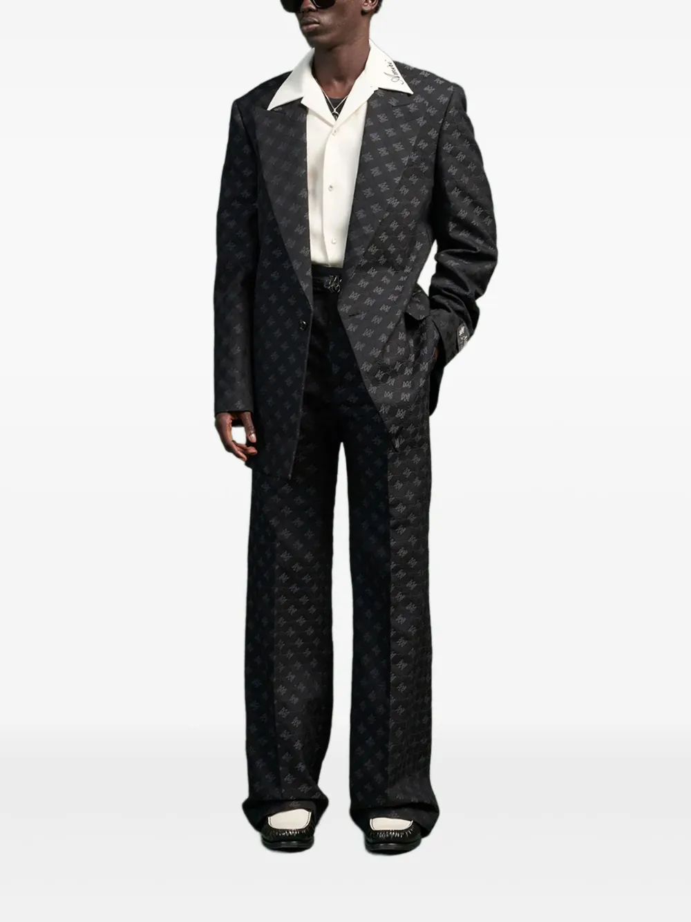 AMIRI logo-pattern blazer | Blazers | Image 2