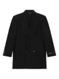 AMIRI striped double-breasted blazer - Black