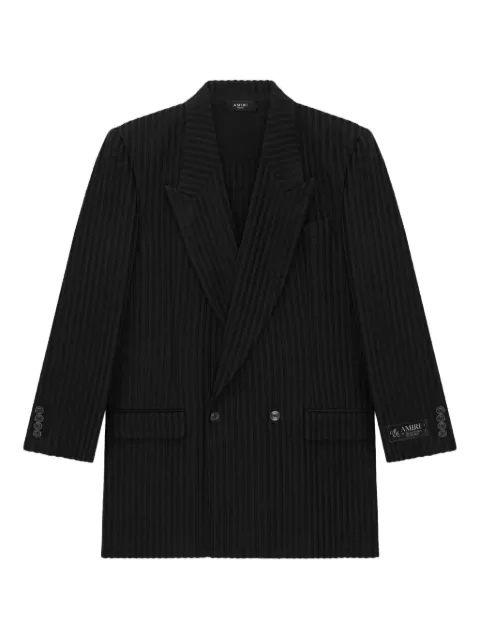 AMIRI striped double-breasted blazer