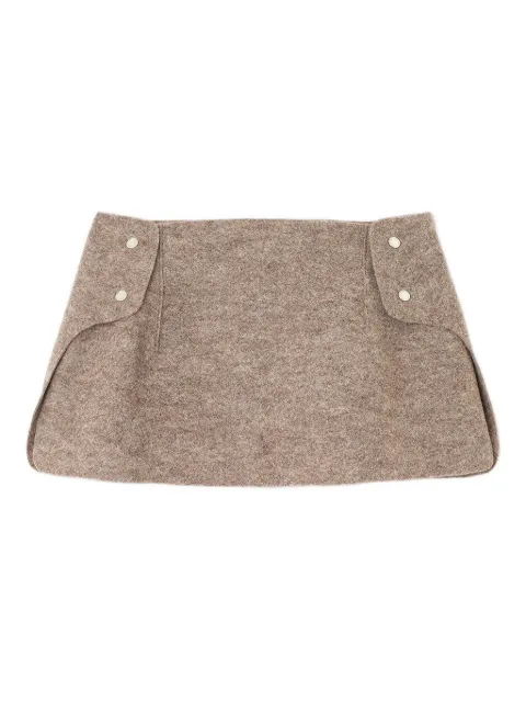 Sunnei Armatura button mini skirt