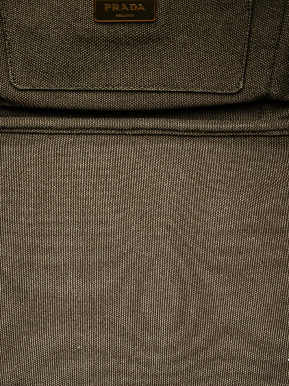 Pre-owned Prada 2013-2025 Canvas Canapa Logo Satchel In Brown
