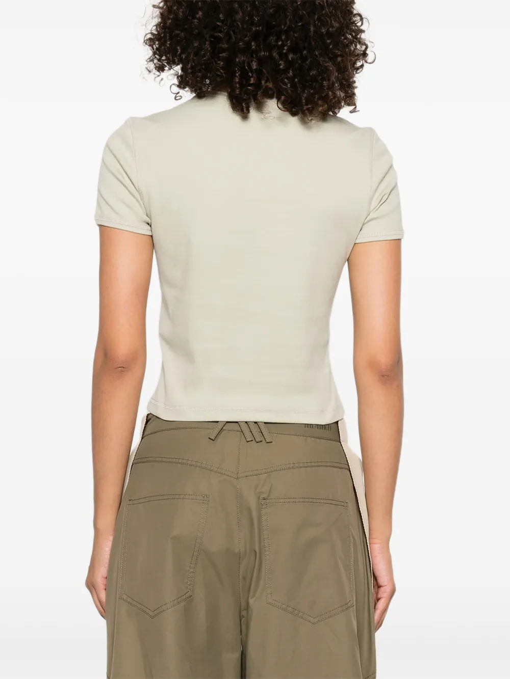 Diesel T-Ele T-shirt met logo Groen