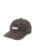 Autry checked wool-blend cap - Brown