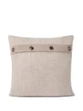 Brunello Cucinelli ribbed buttoned cushion - Neutrals