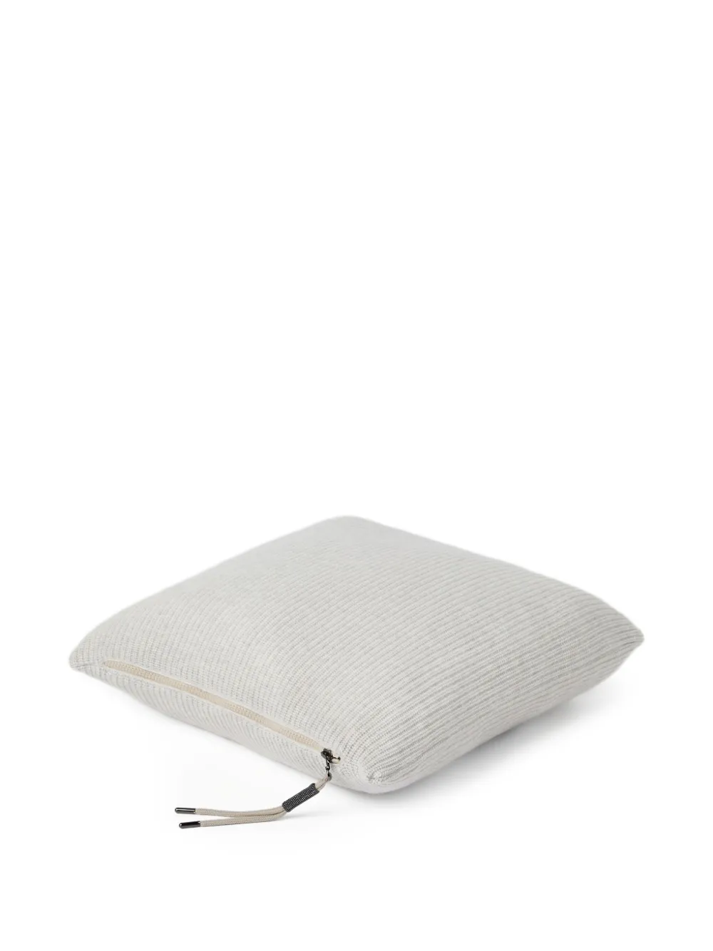 Brunello Cucinelli ribbed-knit zip-fastening cushion (40cm x 40cm) | Cushions | Image 2