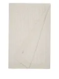 Brunello Cucinelli ribbed cashmere throw (150cm x 200cm) - Neutrals