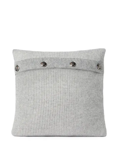 Brunello Cucinelli ribbed buttoned cushion (40cm x 40cm)