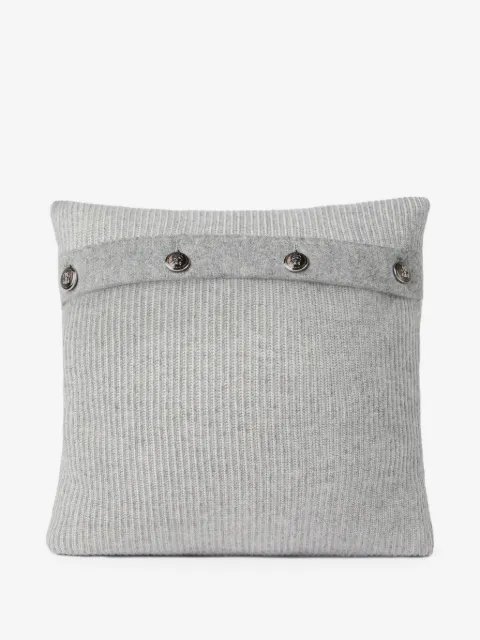 Brunello Cucinelli ribbed buttoned cushion (40cm x 40cm)