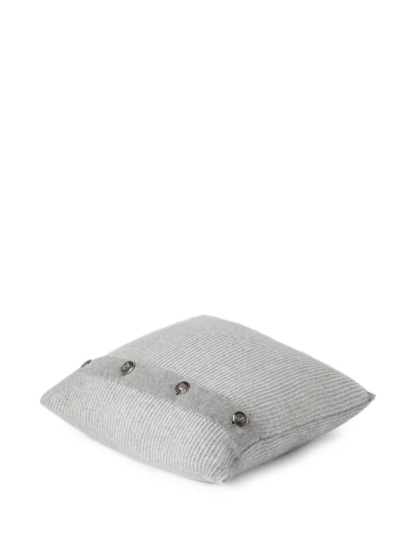 Brunello Cucinelli リブ クッション 40cm x 40cm | グレー | FARFETCH JP