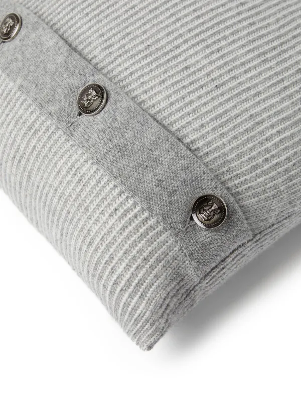 Brunello Cucinelli リブ クッション 40cm x 40cm | グレー | FARFETCH JP