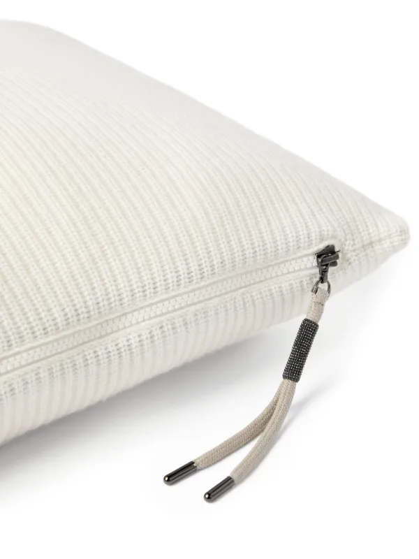 Brunello Cucinelli ジップアップ クッション | ホワイト | FARFETCH JP