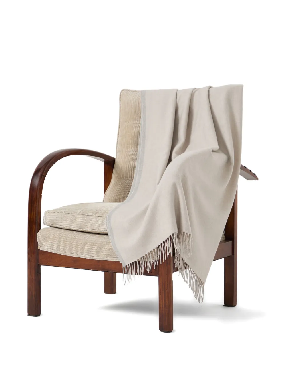 Cashmere Fringed Throw (140cm X 140cm)