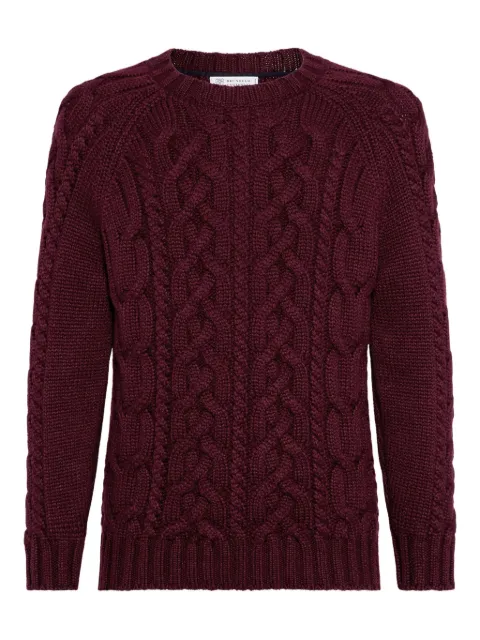 Brunello Cucinelli cable-knit sweater