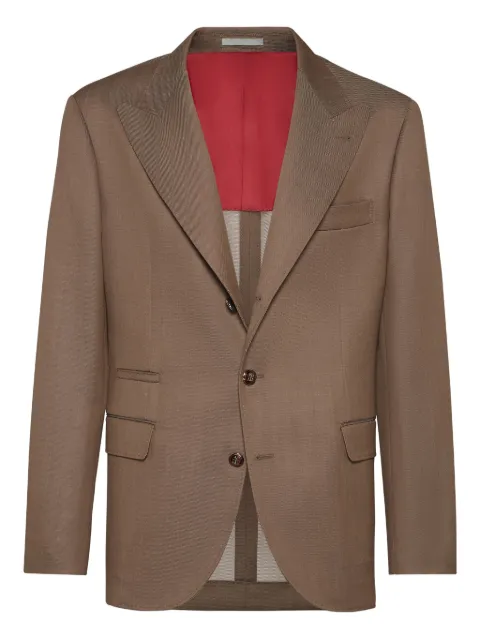 Brunello Cucinelli peak-lapel wool blazer