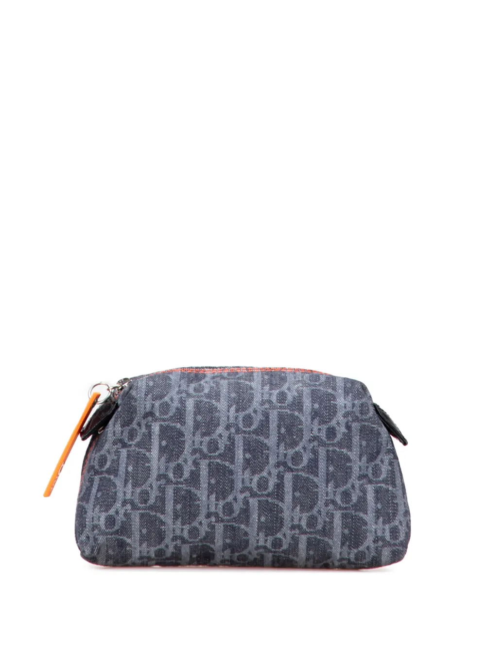 Christian Dior Pre-Owned 2006 Oblique Denim Flight Cosmetic pouch - Christian Dior Pre-Owned 2006 Oblique Denim Flight Cosmetic pouch -