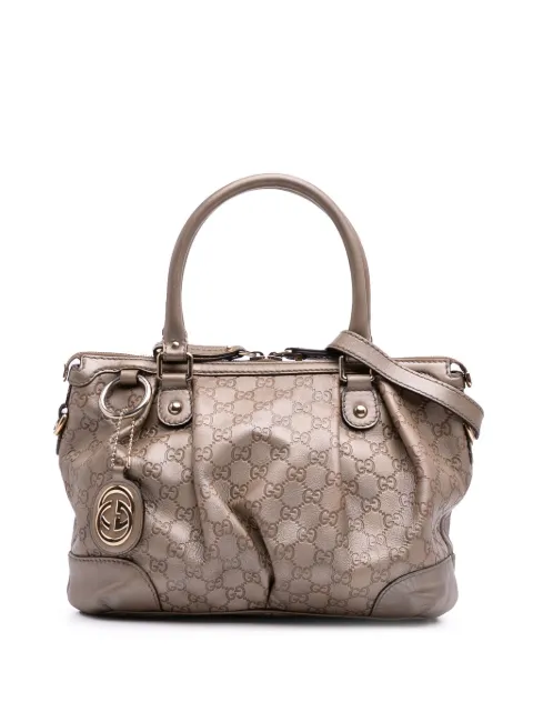 Gucci Pre-Owned 2016-2025 Guccissima Sukey satchel
