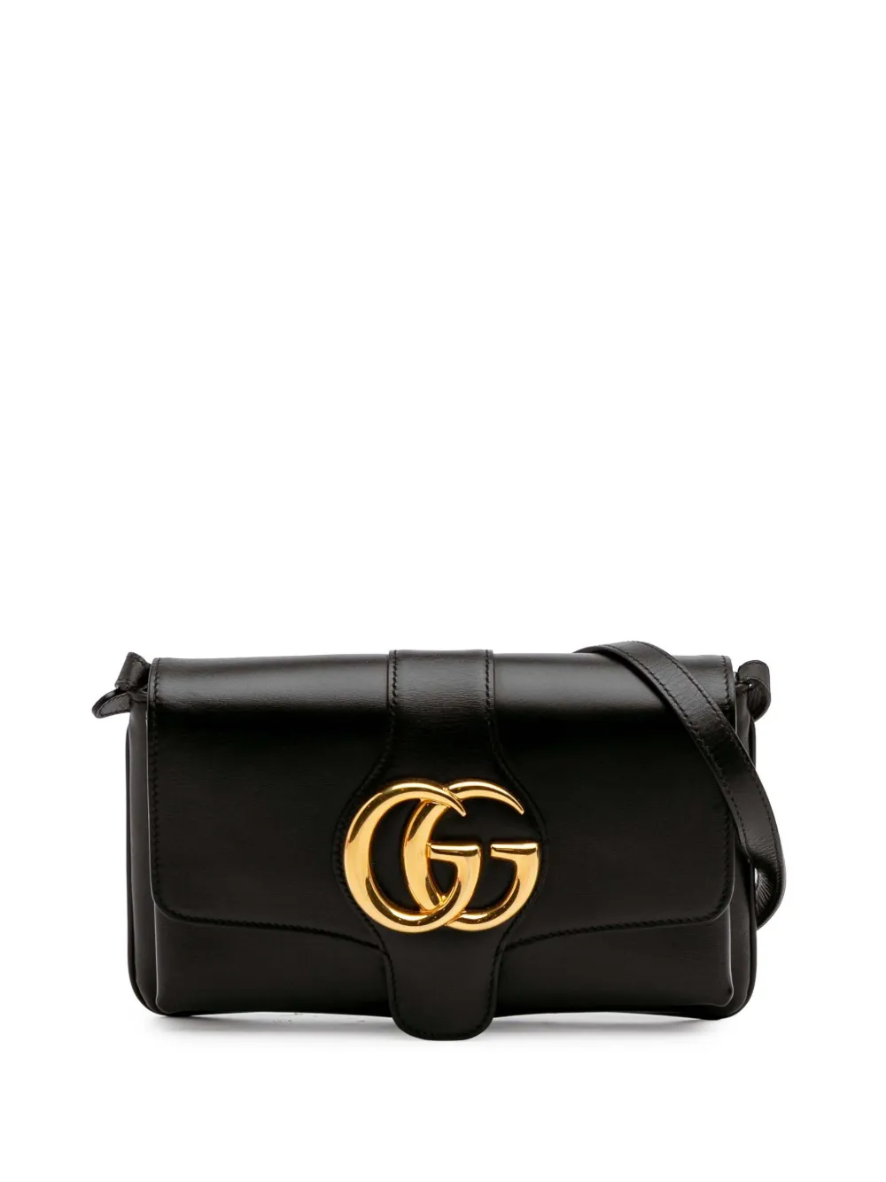 Gucci Pre-Owned 2016-2025 スモール レザー アリー ショルダーバッグ - ブラック Gucci Pre-Owned 2016-2025 スモール レザー アリー ショルダーバッグ - ブラック