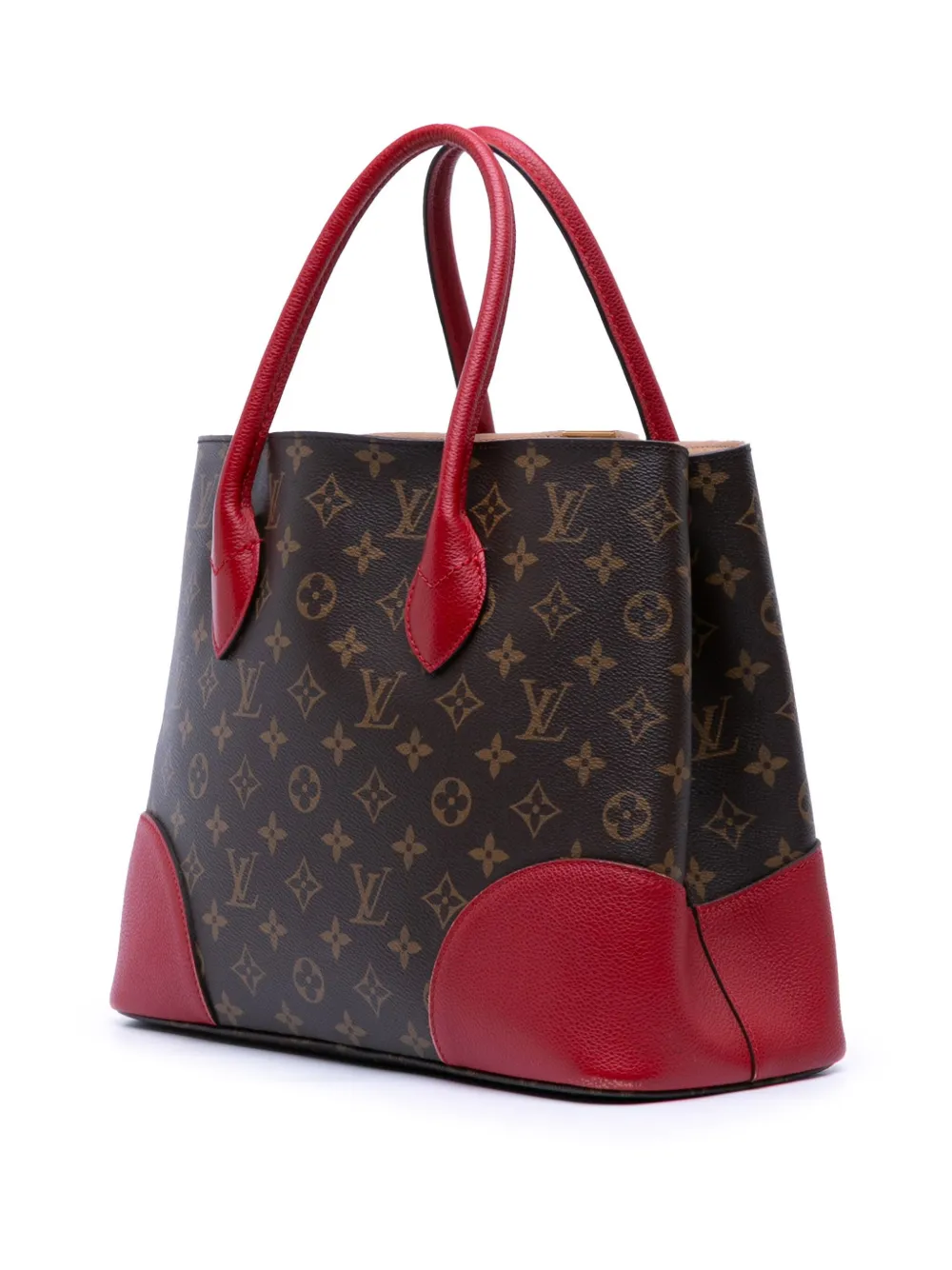 Pre-owned Louis Vuitton 2016 Monogram Flandrin Satchel In Brown