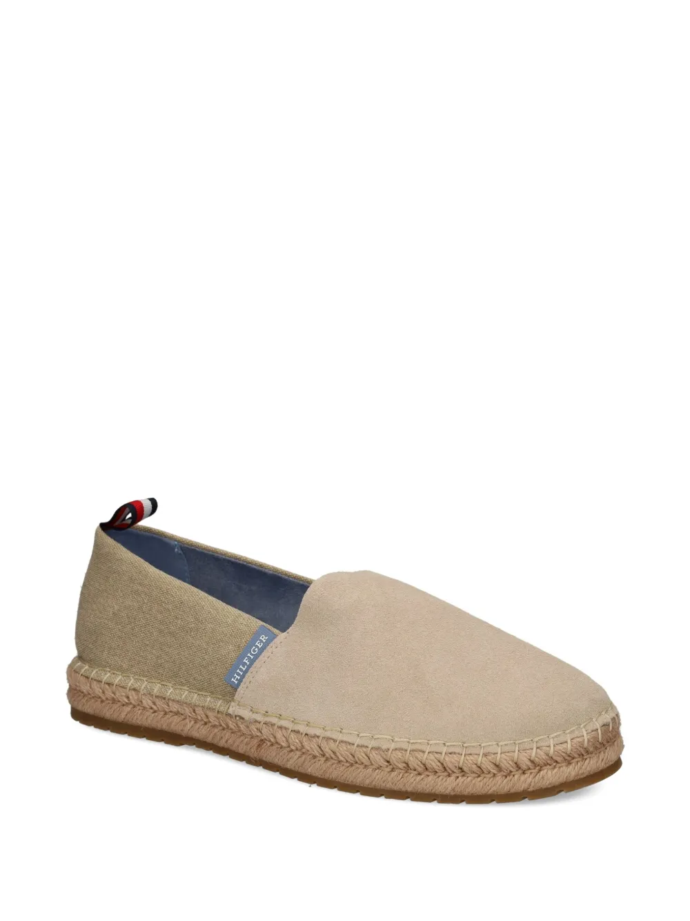Tommy Hilfiger suede-leather espadrilles Neutrals