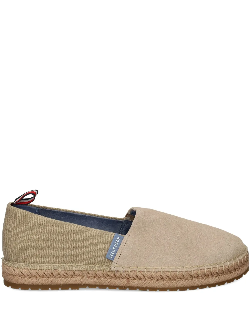 Tommy Hilfiger Suede-leather Espadrilles In Neutral