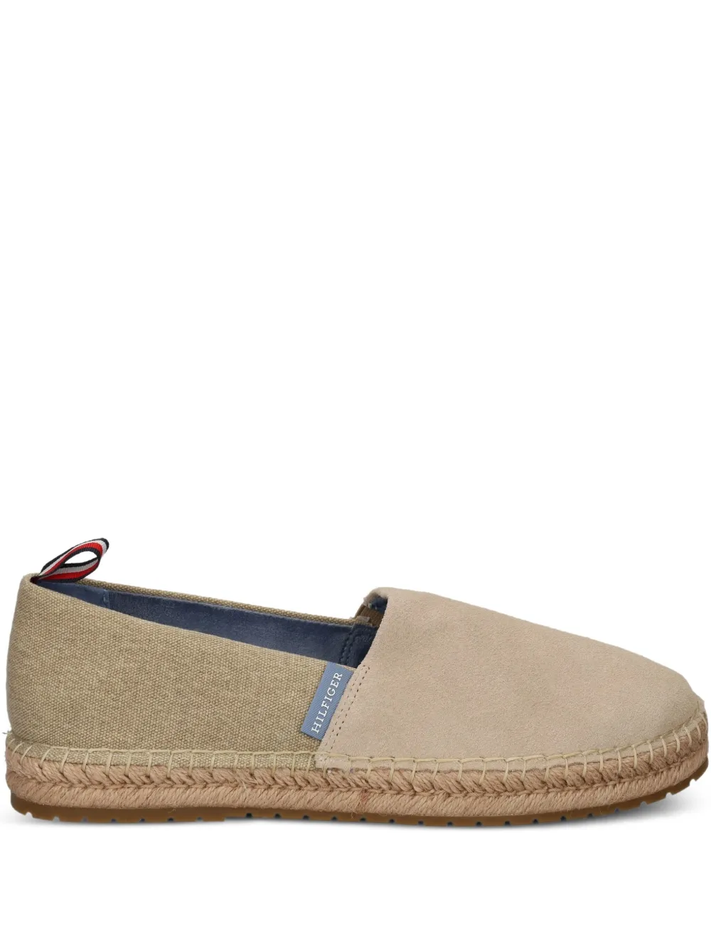 Tommy Hilfiger suede-leather espadrilles Neutrals