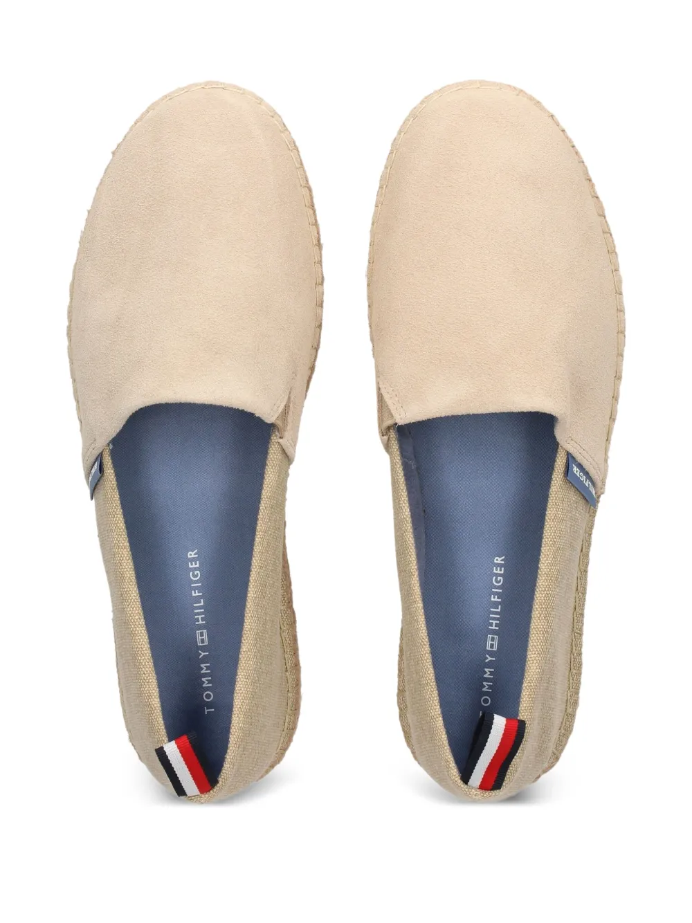 Tommy Hilfiger suede-leather espadrilles Neutrals