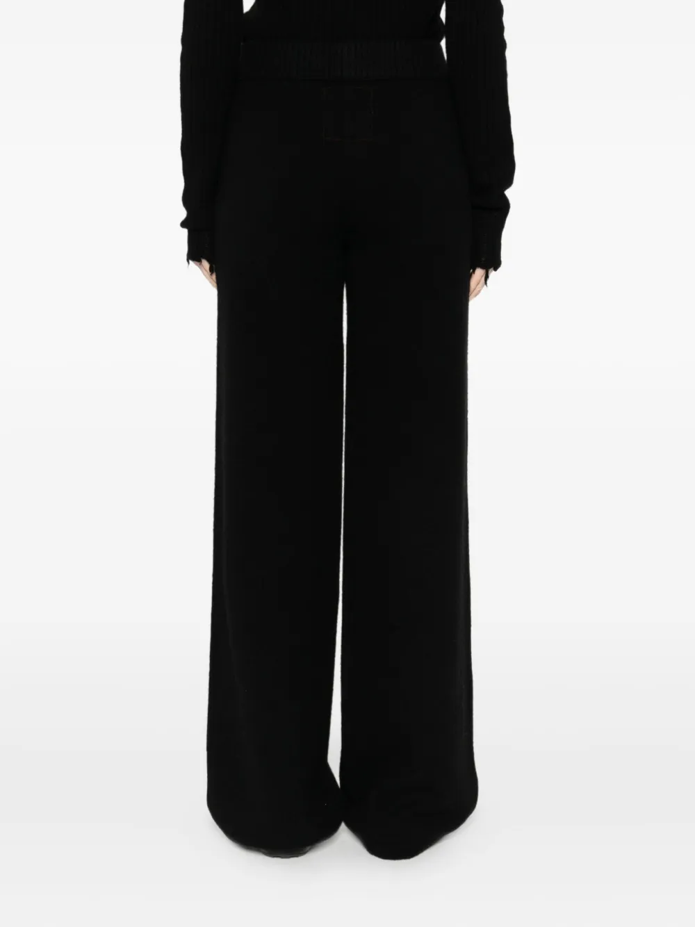 Uma Wang Kasjmier broek Zwart