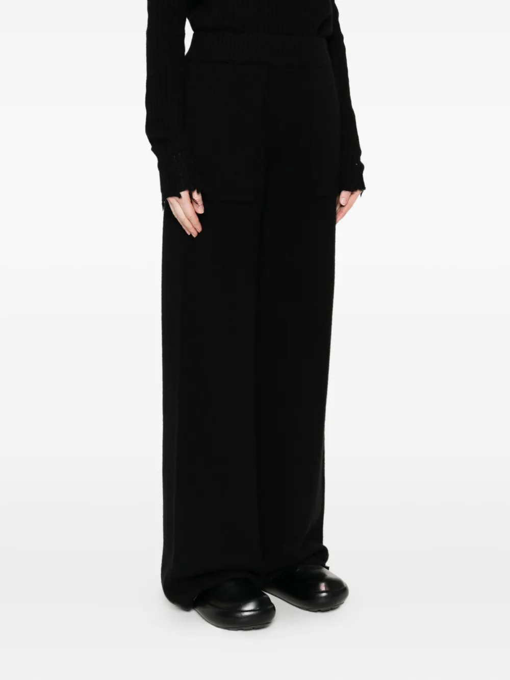 Uma Wang Kasjmier broek Zwart