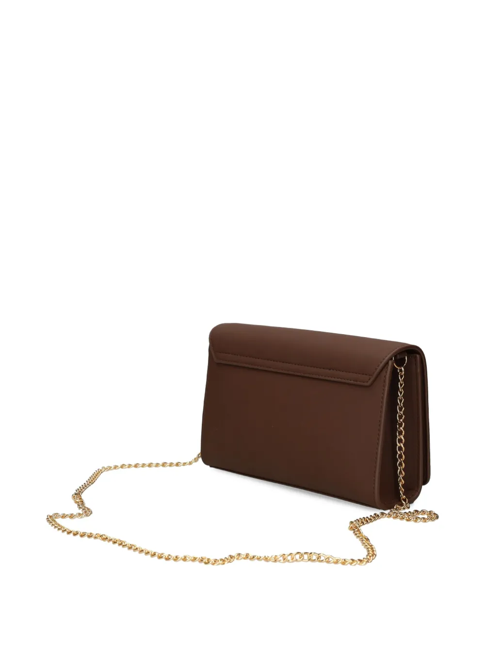 Love Moschino Crossbodytas met logoplakkaat en ketting Bruin