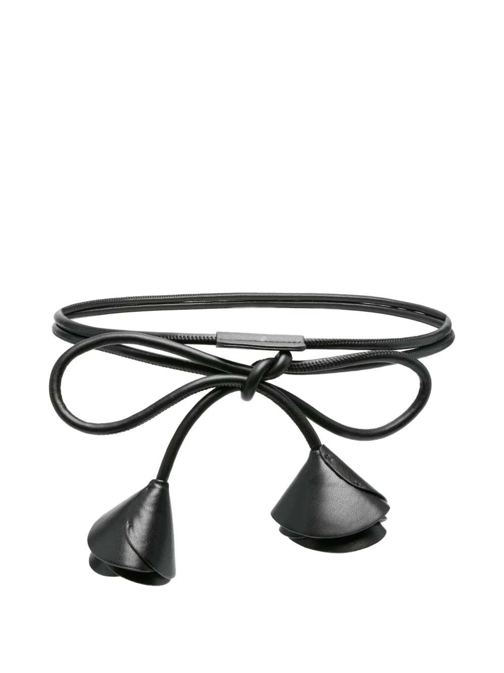 rose-shaped bow belt