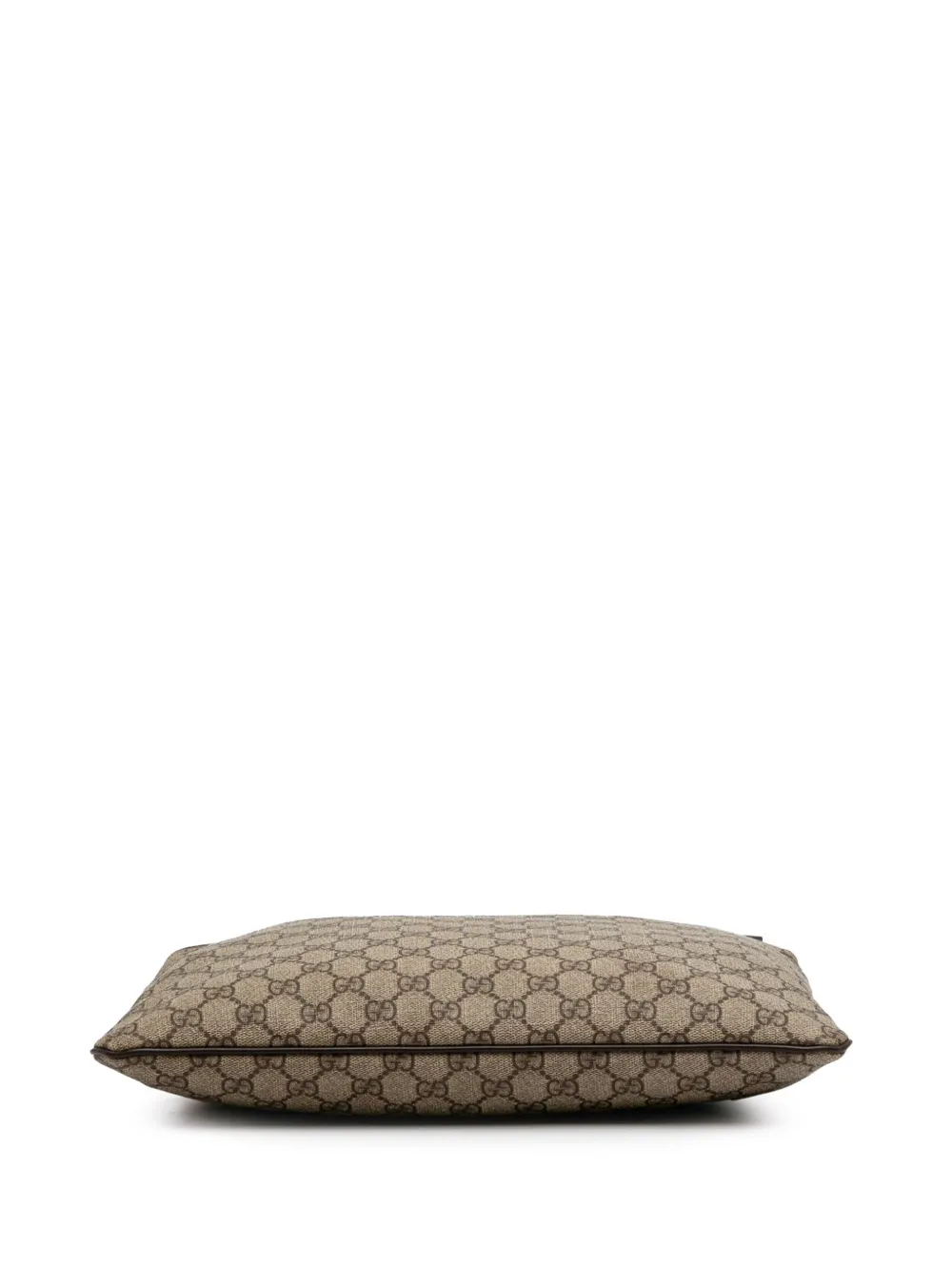 Pre-owned Gucci 2016-2025 Gg Supreme Crossbody Bag In Brown
